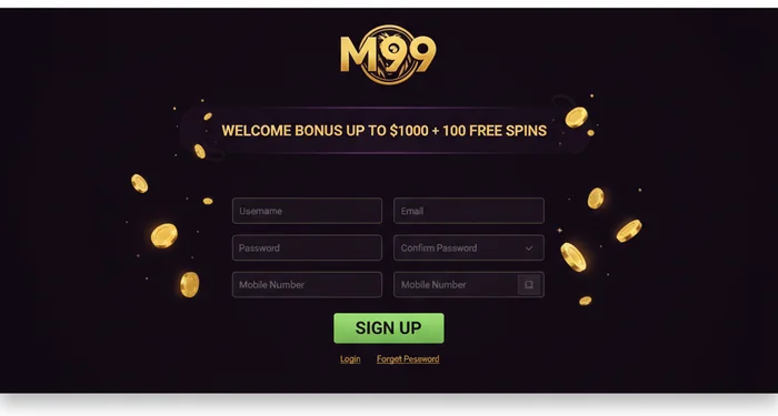 M99 Casino Signup